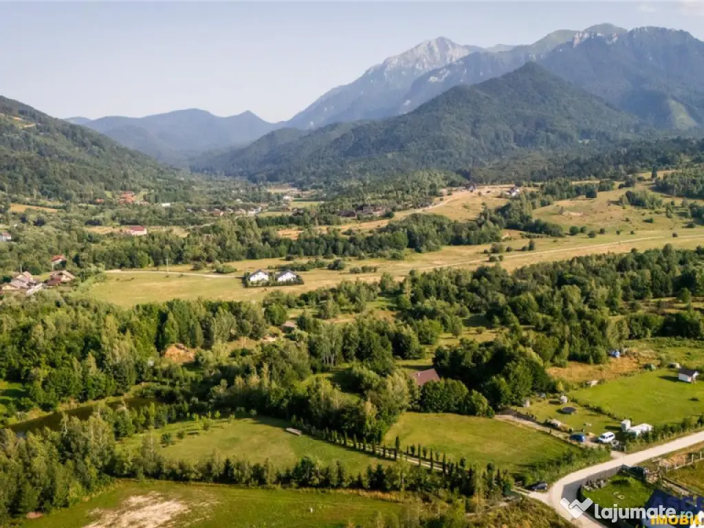 FILM! Oaza paradisiaca cu lac, vedere catre Bucegi, Glajerie 