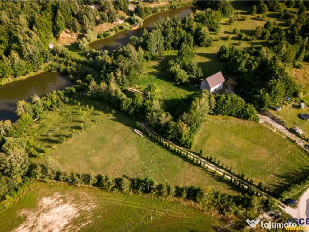 FILM! Oaza paradisiaca cu lac, vedere catre Bucegi, Glajerie 