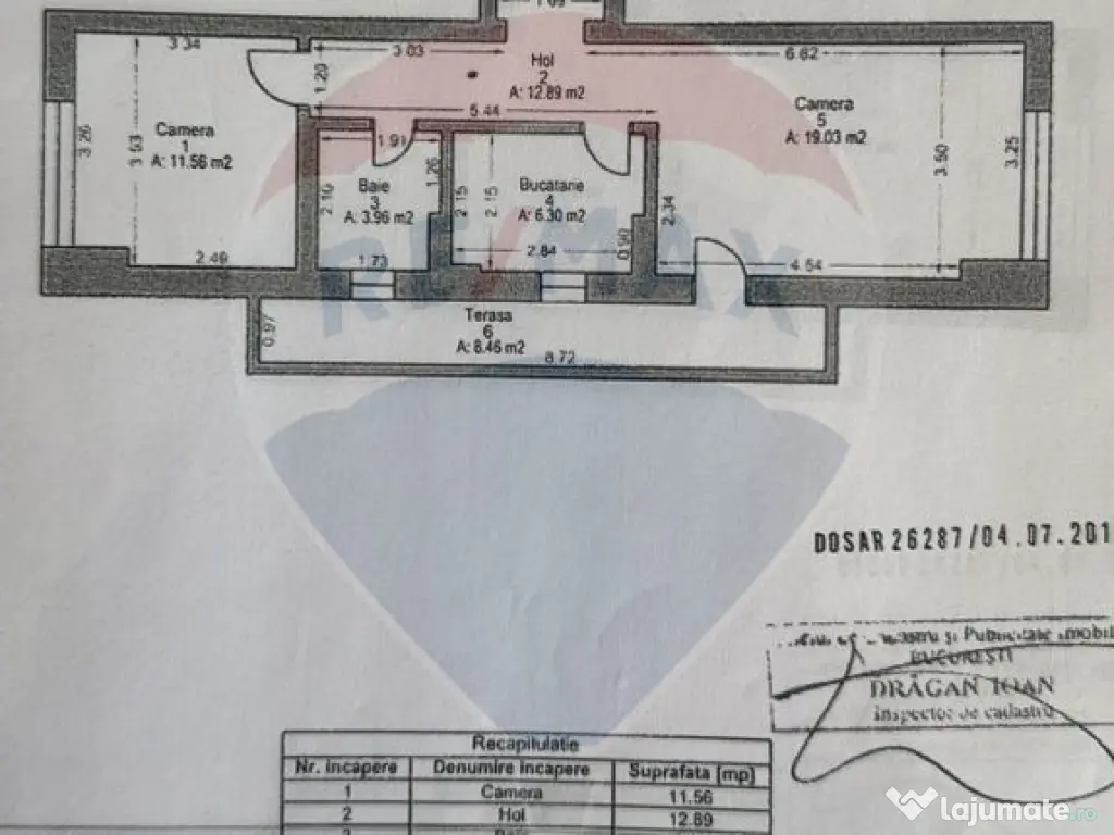 Închiriere Apartament cu 2 camere - zona Marriott/Casa P... 