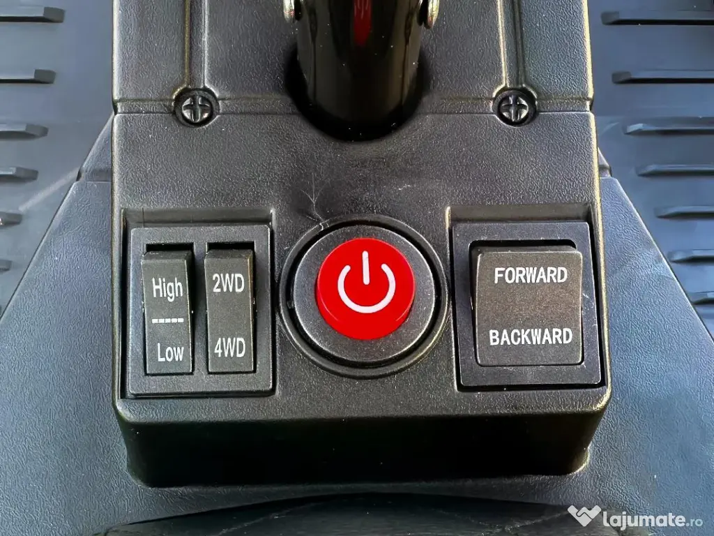 UTV electric pentru 2 copii Kinderauto BJSX2319 6x6 300W 24V Green