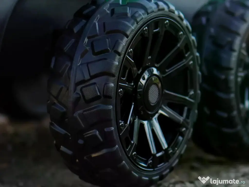 UTV electric pentru 2 copii Kinderauto BJSX2319 6x6 300W 24V Green