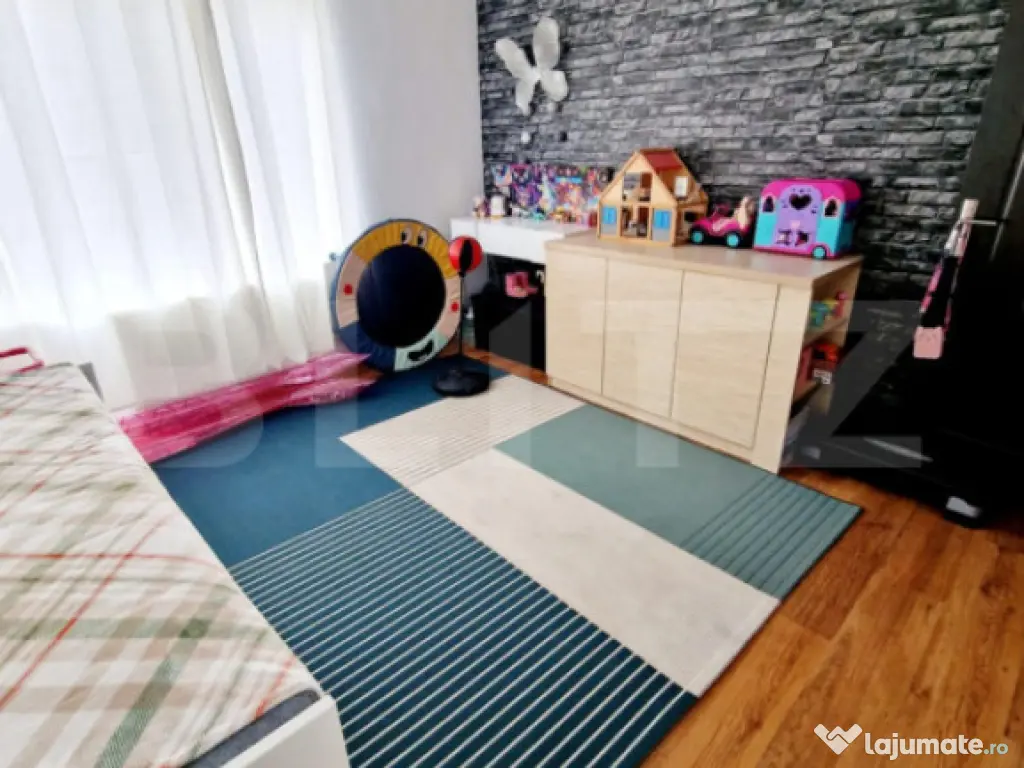 Apartament cu 3 camere, 64 mp utili, mobilat si utilat, parc 