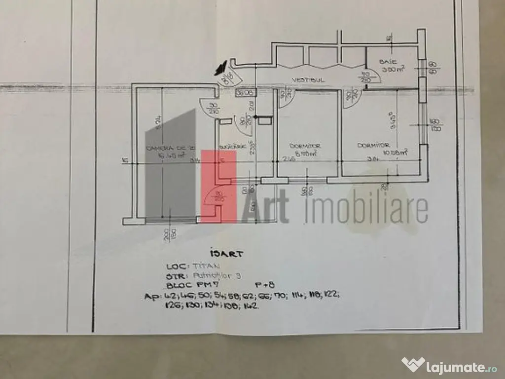 Apartament 3 camere Titan-Sălăjan 