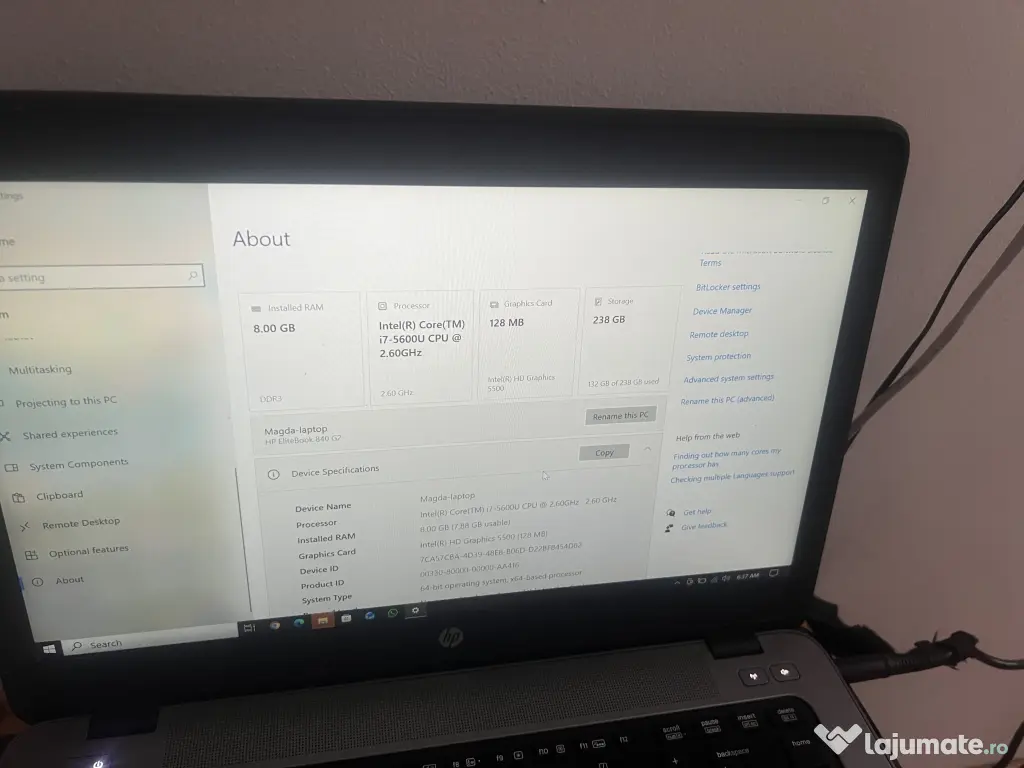 lapotp Asus 17 laptop Hp 13 mini Pc Fujitsu imprimanta pachet 1700 ron 