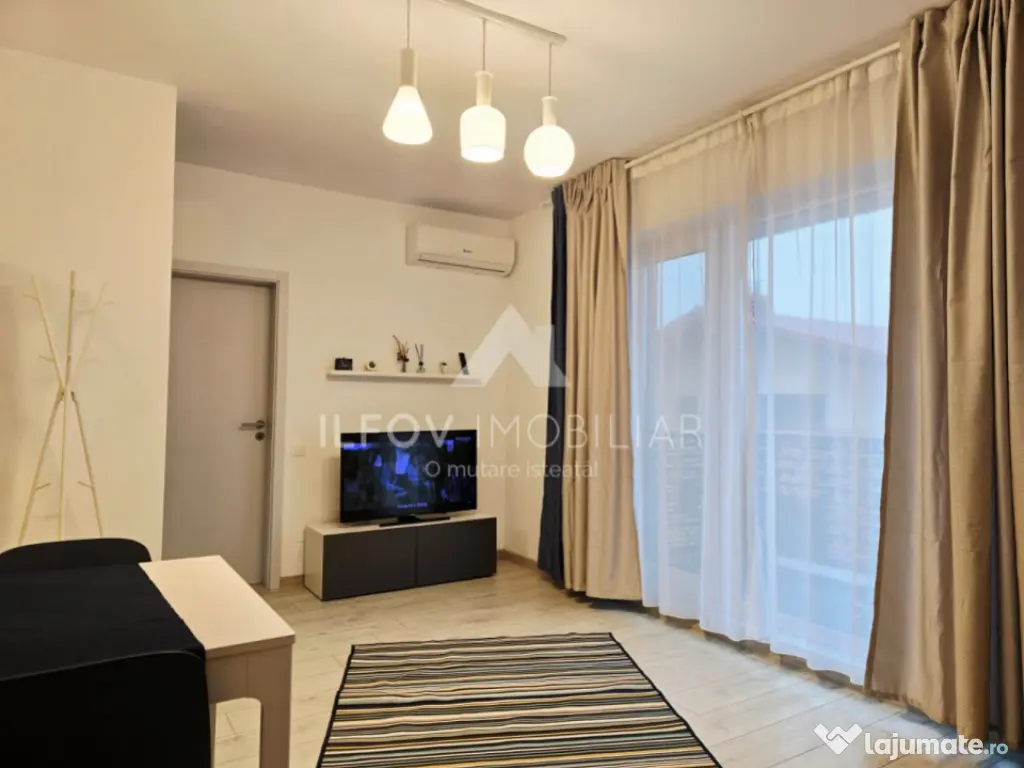 Garsoniera Otopeni 34.53mp, utilata si mobilata, parcul Unir 