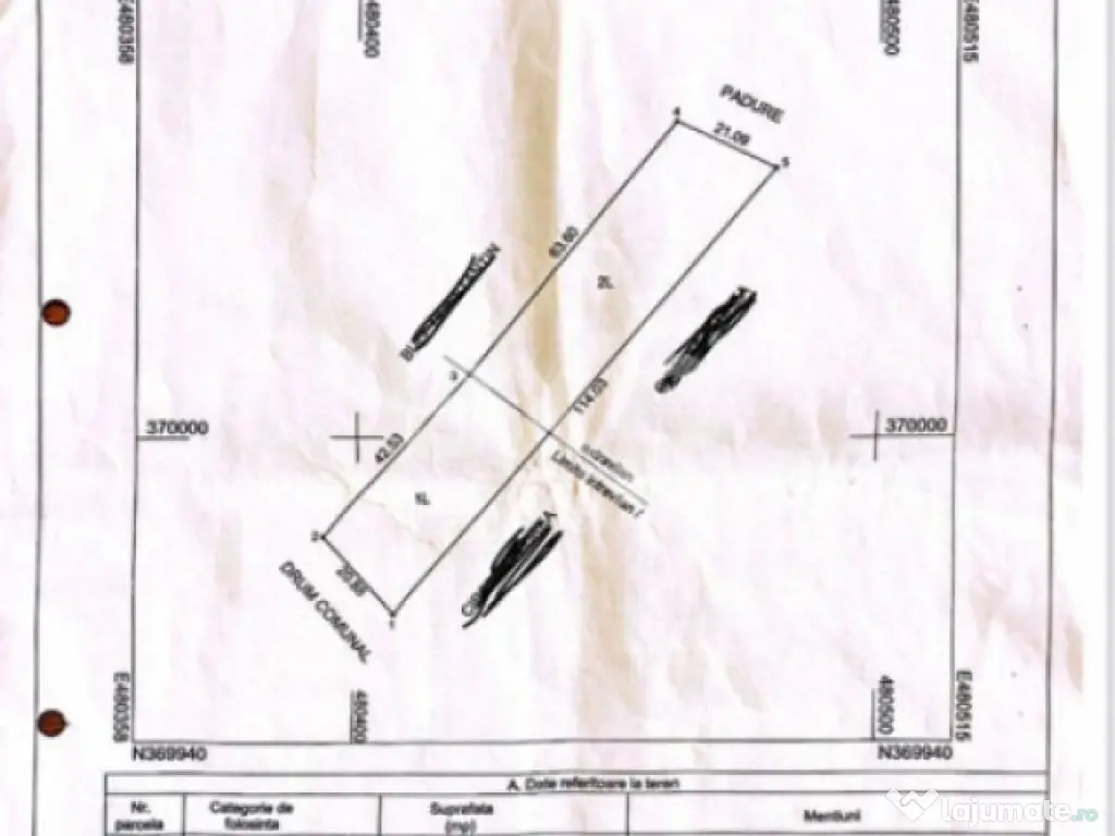 Teren langa padure, liniste, aer curat la 11 km de Pitesti 