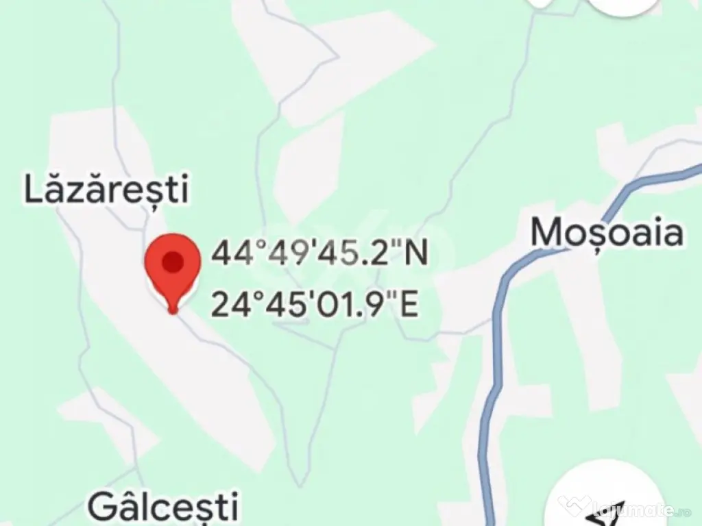 Teren langa padure, liniste, aer curat la 11 km de Pitesti 