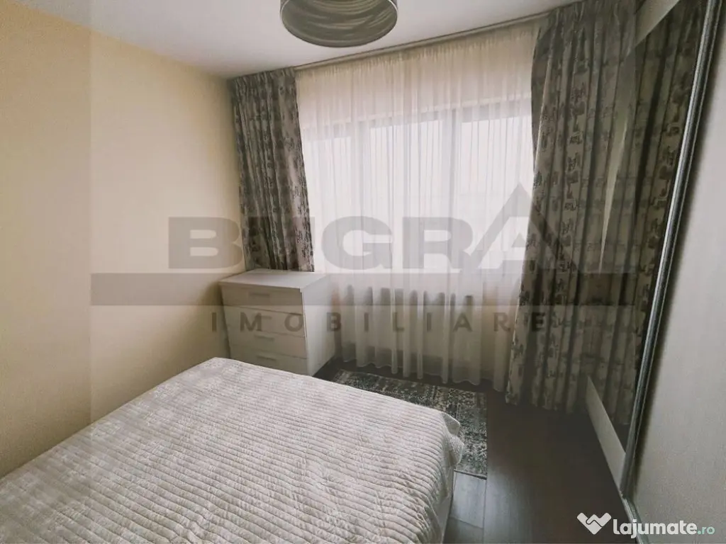 Apartament 3 camere 77mp, balcon, parcare, zona E. Ionesco 