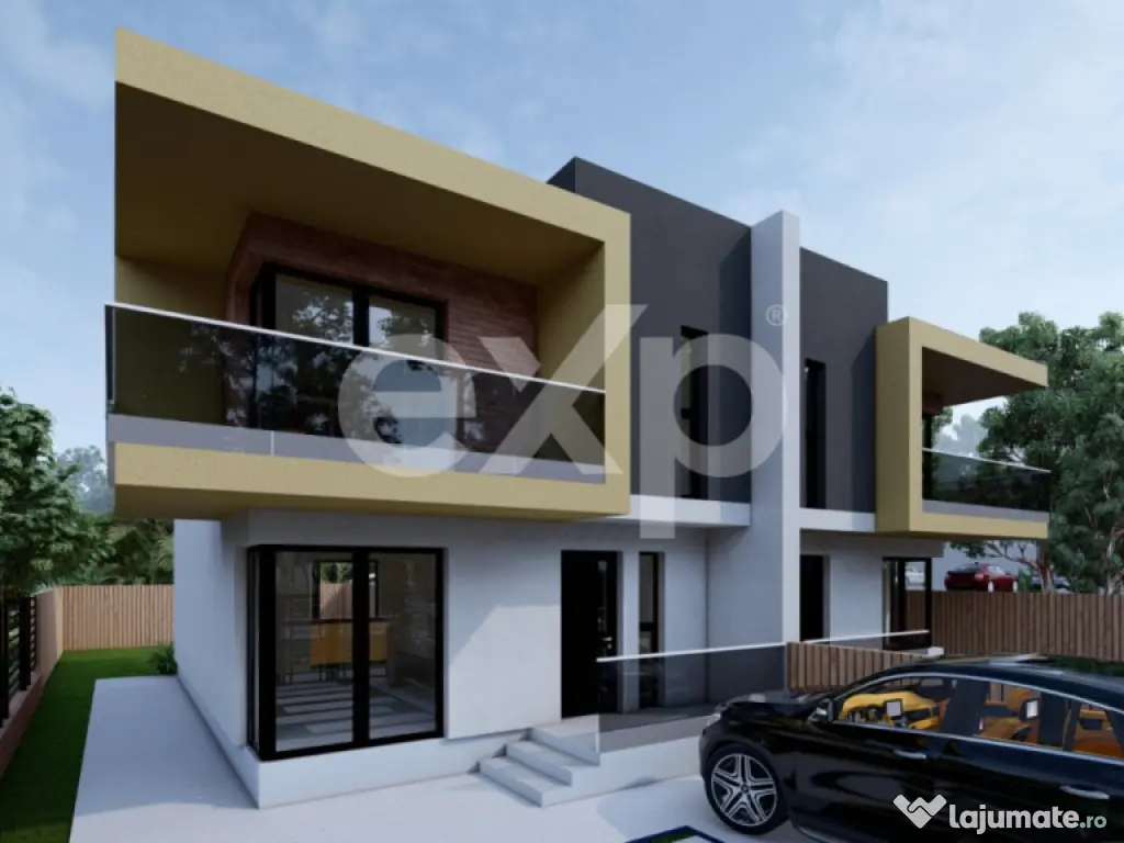 TVA inclus | Proiect NOU de case cu 4 came Trivale | Zona Pl 