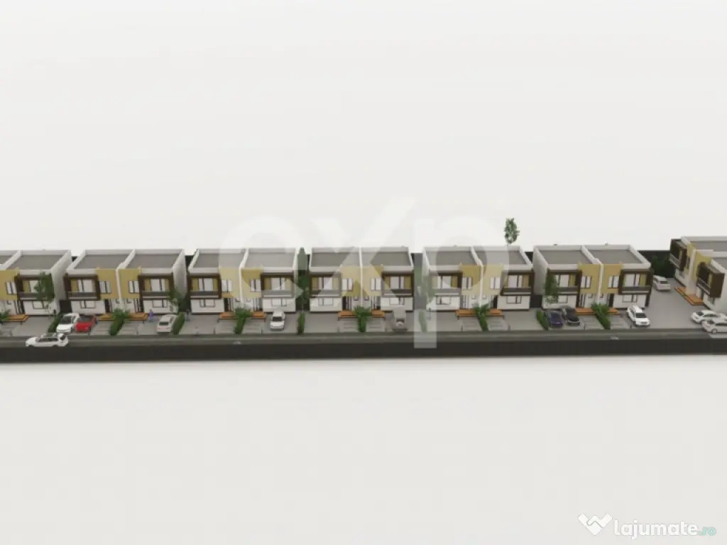 Proiect NOU de case cu 4 came Trivale | Zona Platou 