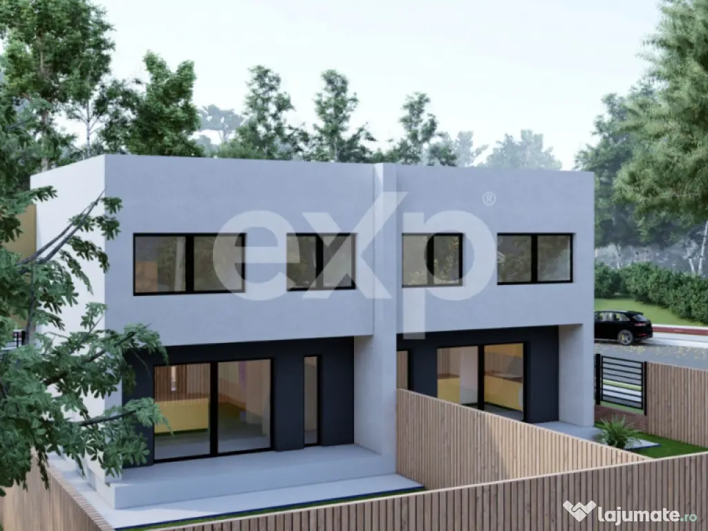 TVA inclus | Proiect NOU de case cu 4 came Trivale | Zona Pl 