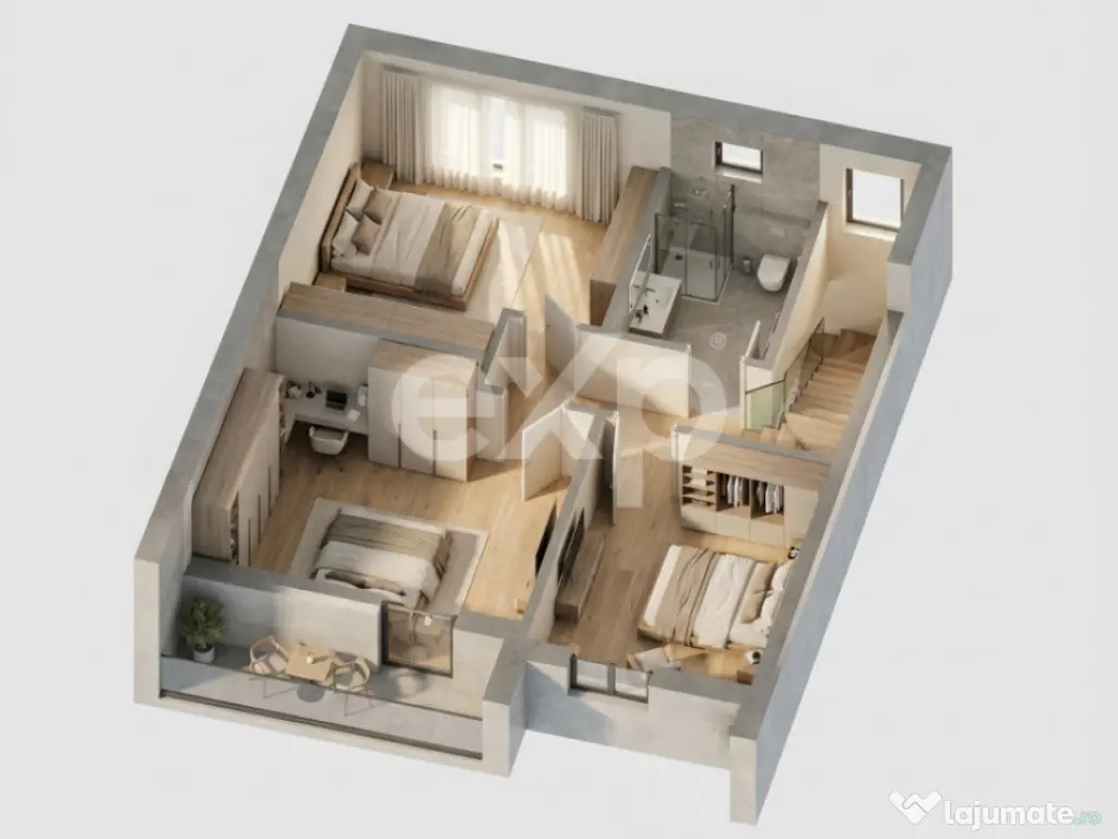 TVA inclus | Proiect NOU de case cu 4 came Trivale | Zona Pl 