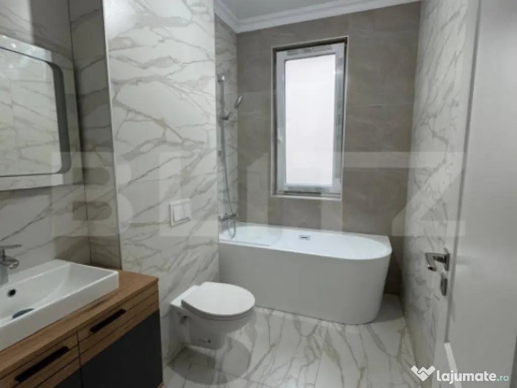 Apartament modern, 3 camere, terasă încălzită, grădină 