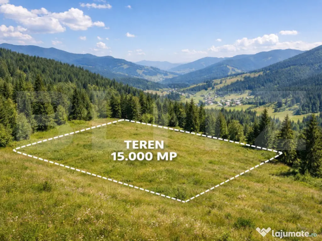 Teren extravilan de 15000 mp în loc Gura Glodului, ocazie u 