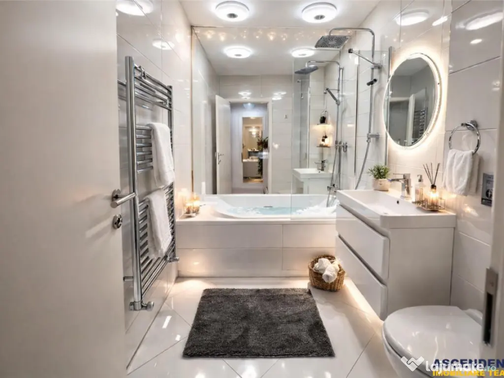 Tur 3D! Eleganta garsoniera, decomandata, mobilata, terasa, 