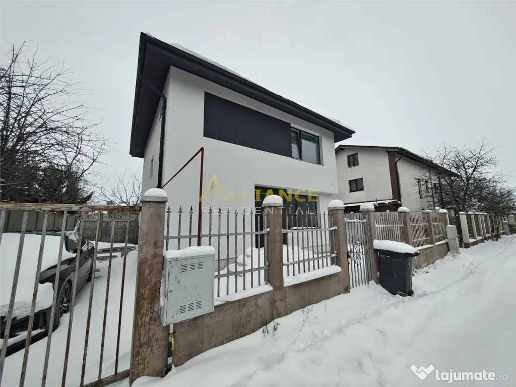 Casa individuala - 3 camere - 2 bai - 100 mp utili-teren 21 