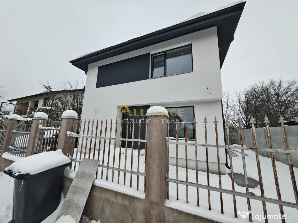 Casa individuala - 3 camere - 2 bai - 100 mp utili-teren 21 