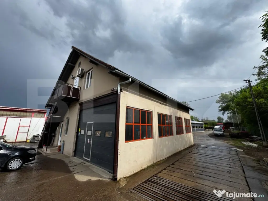 INCHIRIERE Hală + cladire birouri/sediu, teren 4300 mp, Seb 