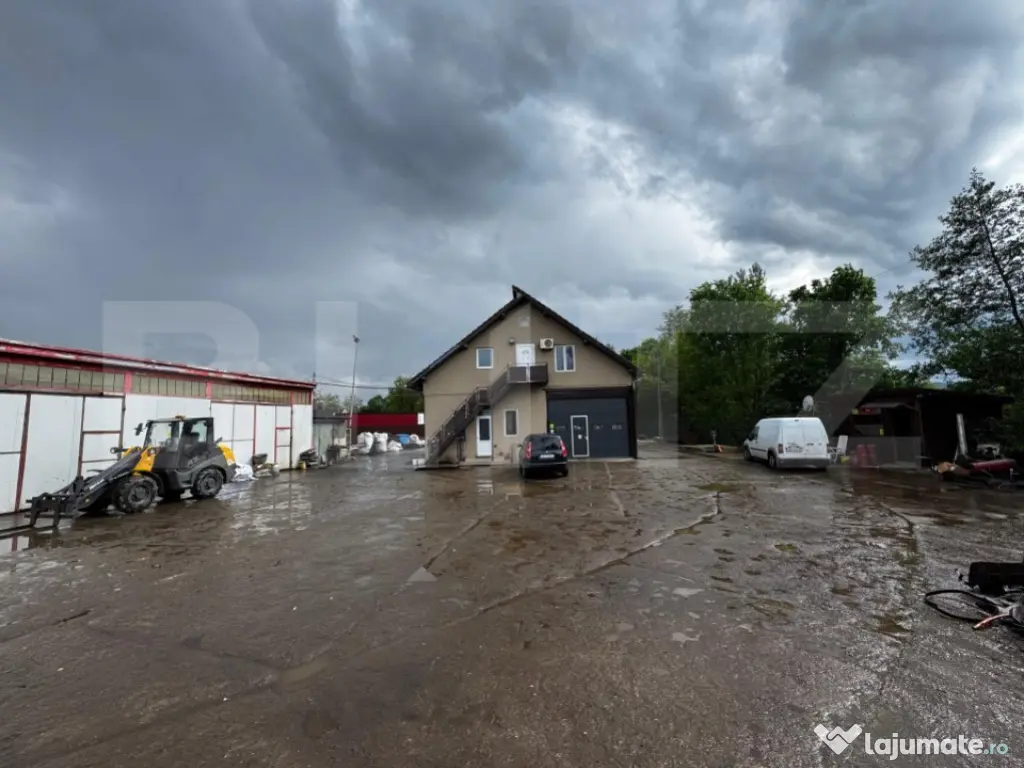 INCHIRIERE Hală + cladire birouri/sediu, teren 4300 mp, Seb 