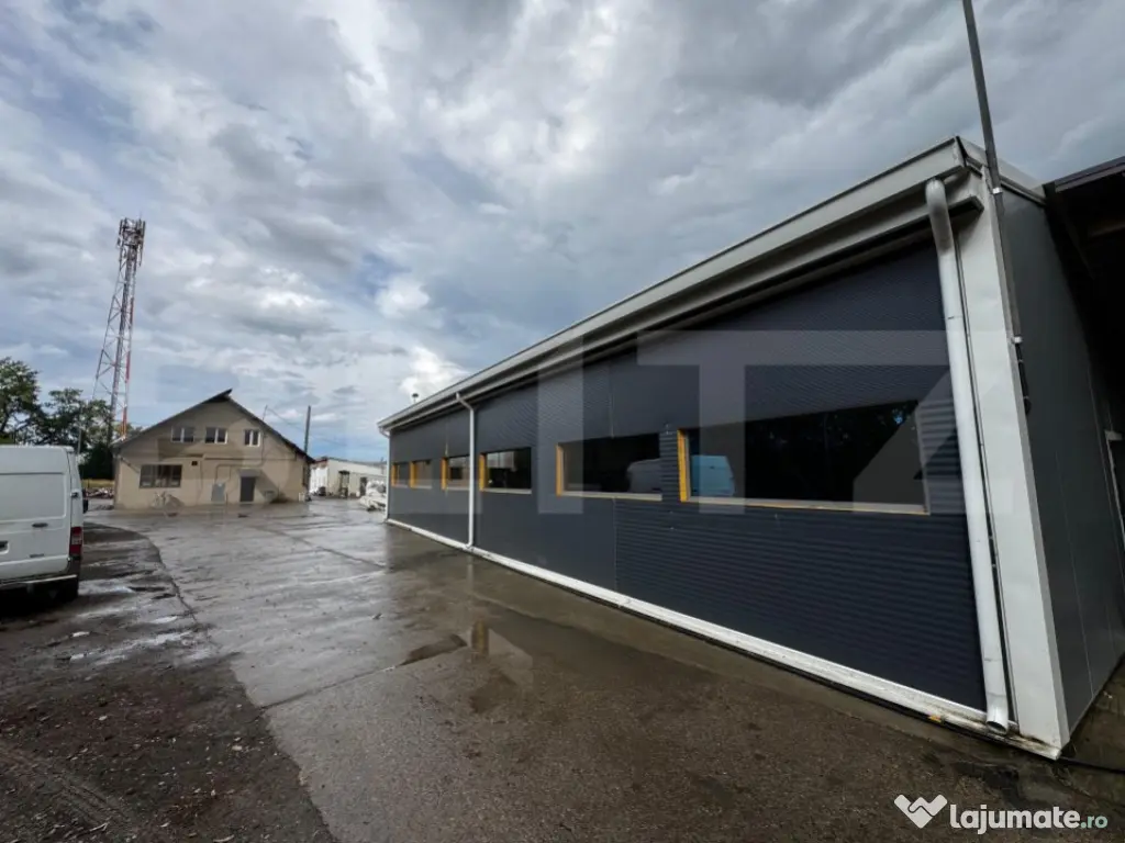 INCHIRIERE Hală + cladire birouri/sediu, teren 4300 mp, Seb 