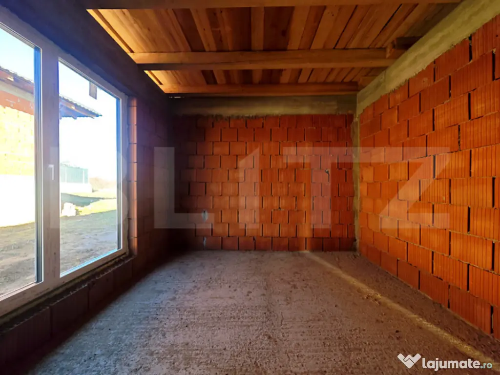 Casă modernă pe un nivel | 650 mp teren | Dublu front | Pa 