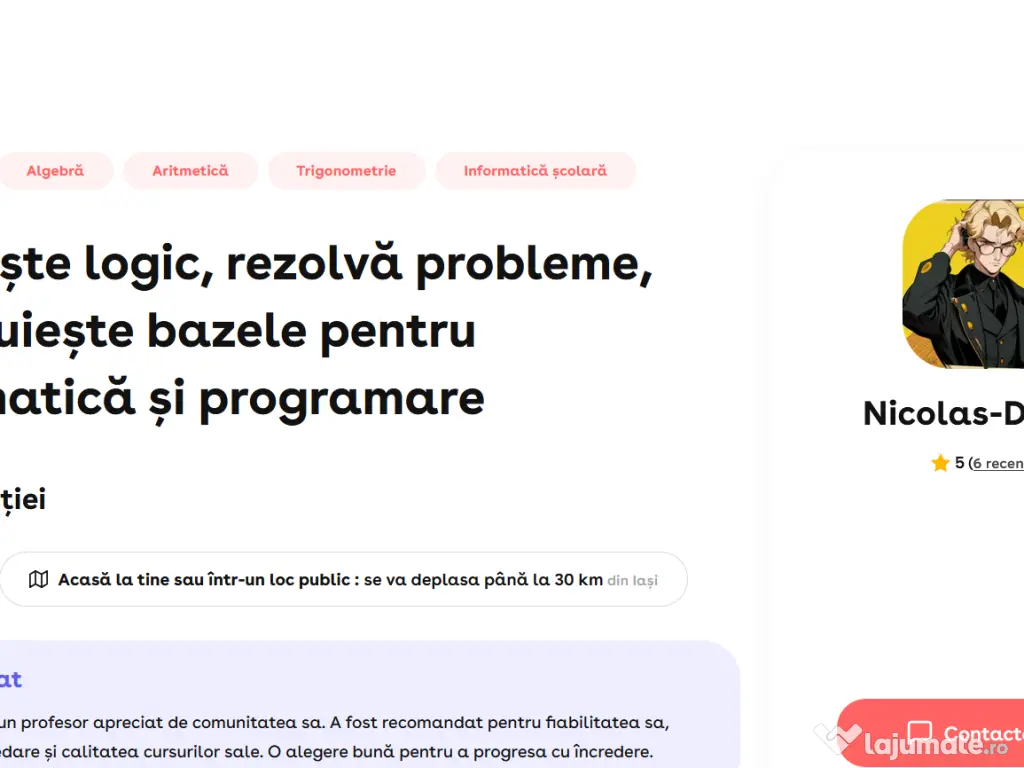 Meditații Matematică (M1-M2-M3) și Informatică C/C++ | BAC, Facultate, Admitere 