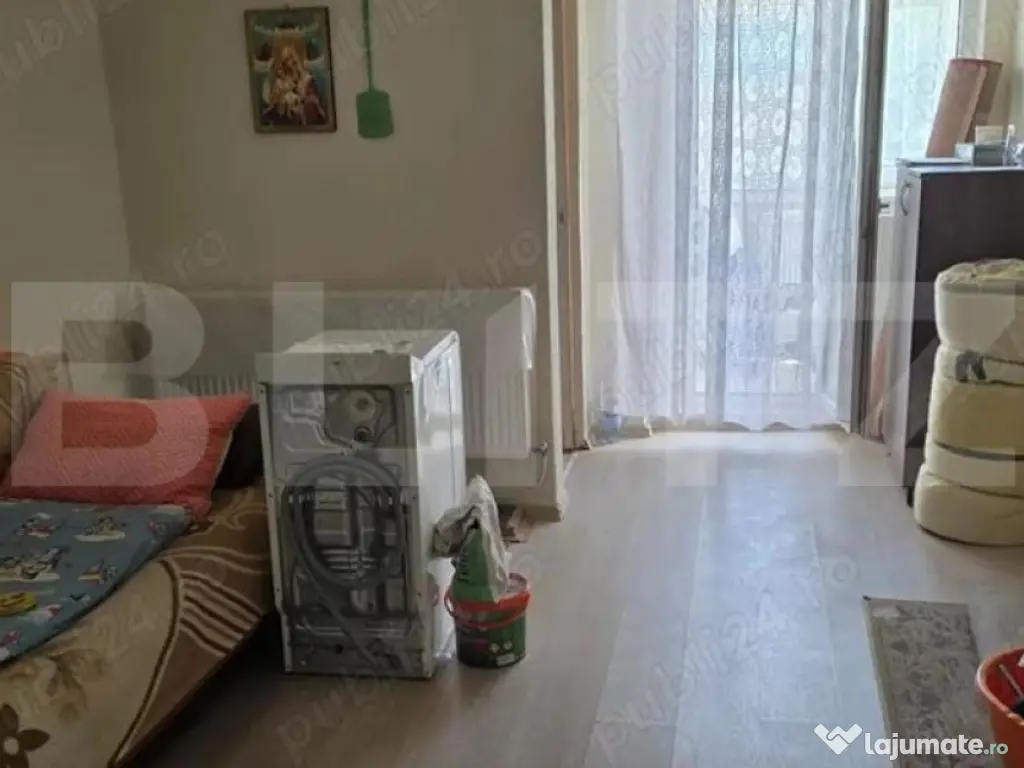 Garsoniera Ostrovului, parter, 21,4mp. 