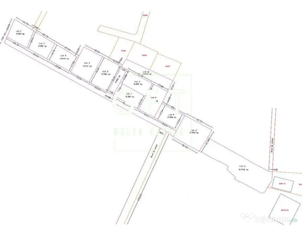 Parcele de la 500 mp - teren intravilan | Drumul Tarpiulu... 