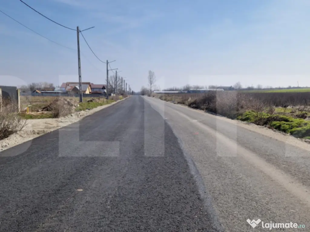 Teren intravilan Robanesti, 15256mp, deschidere bilaterala 