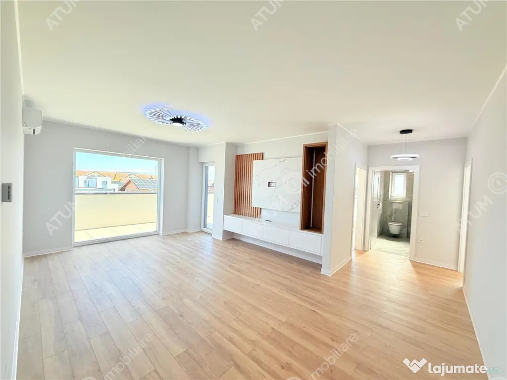 Penthouse cu 3 camere terasa 40 mp 85 mp utili si 2 locuri p 