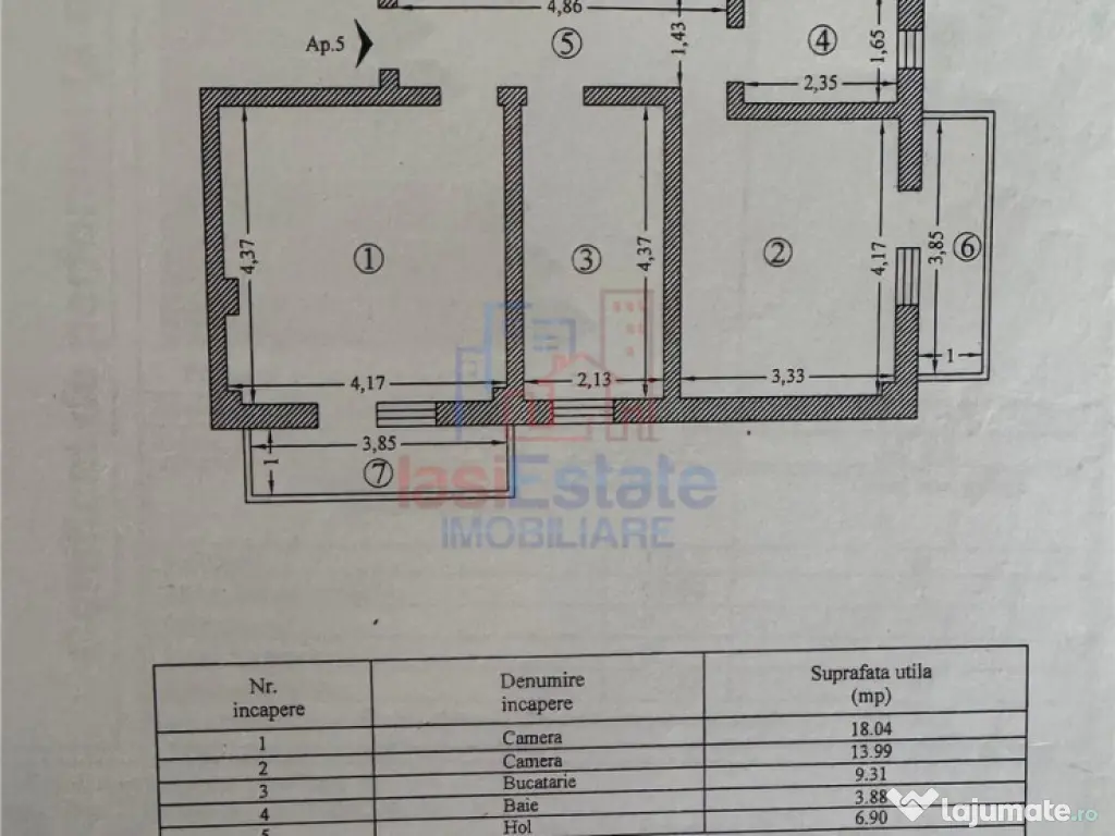 Apartament 2 camere CUG 