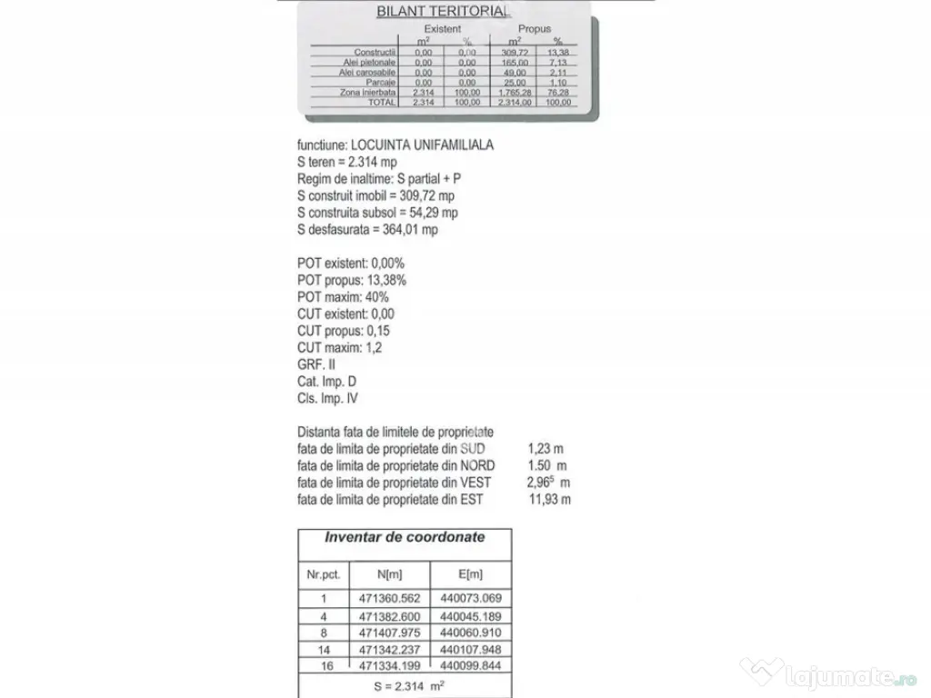 Teren intravilan de 1039 mp in localitatea Mohu din Sibiu 