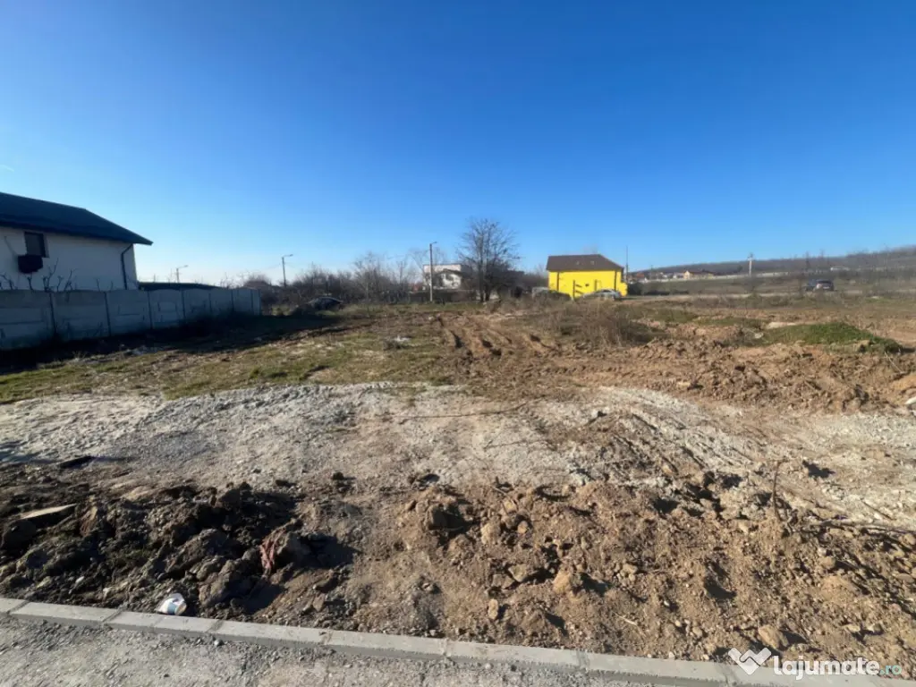 Teren 525 mp stradal Craiova – Plaiul Vulcănești, utilit 