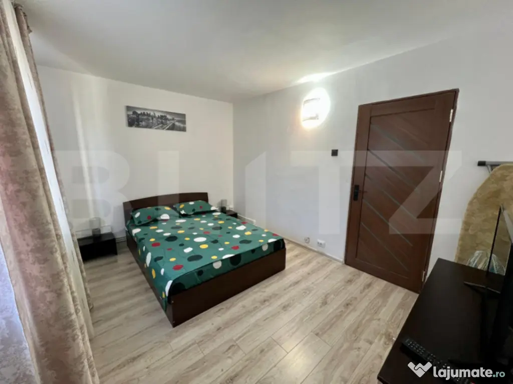Apartament semidecomandat cu 2 camere, 52mp, centrala, zona 