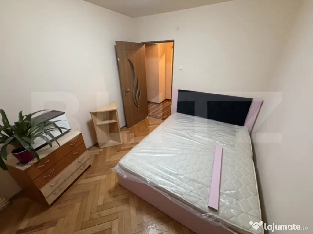 Închiriere apartament 4 camere, 2 băi, balcon, Cetate, pet 