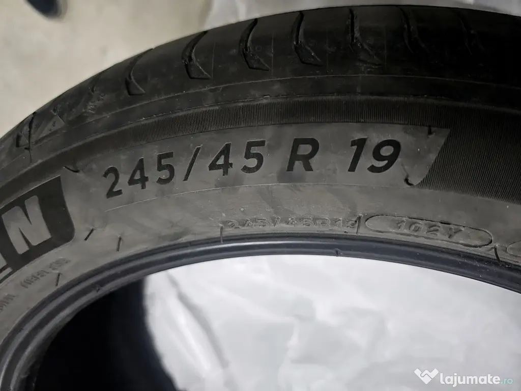 Anvelope vară 245 45 R19 Michelin e.Primacy – DOT 2025, stare foarte bună 