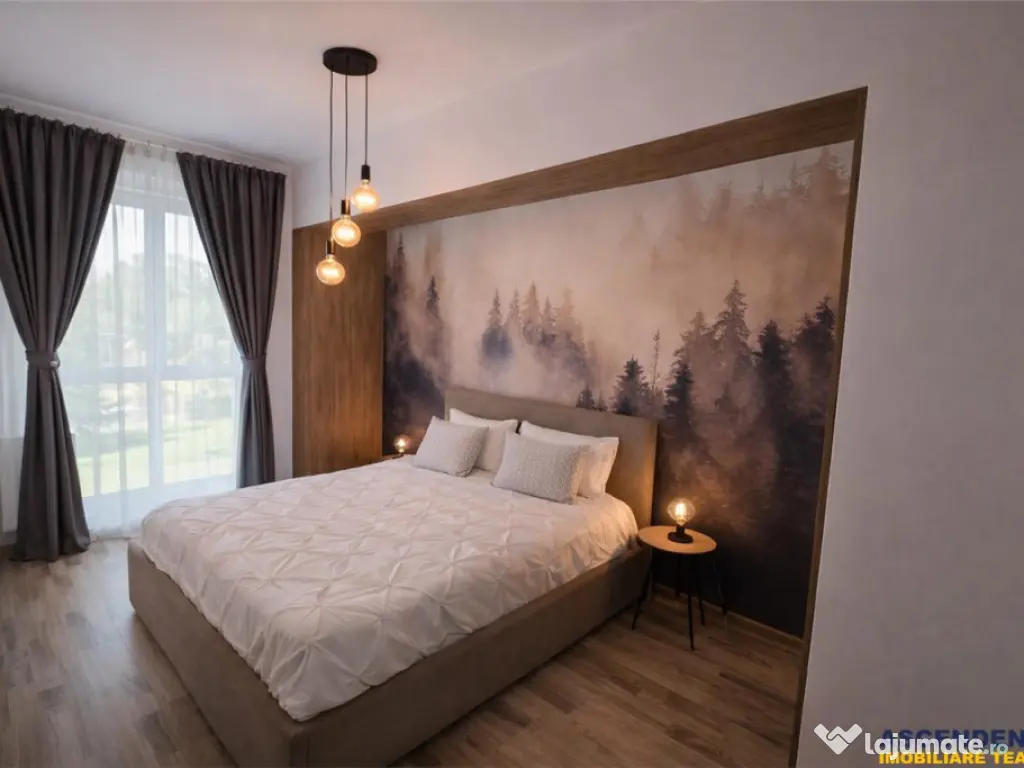 Rezidenta mobilata,utilata,tip studio,terasa, boxa,loc parca 