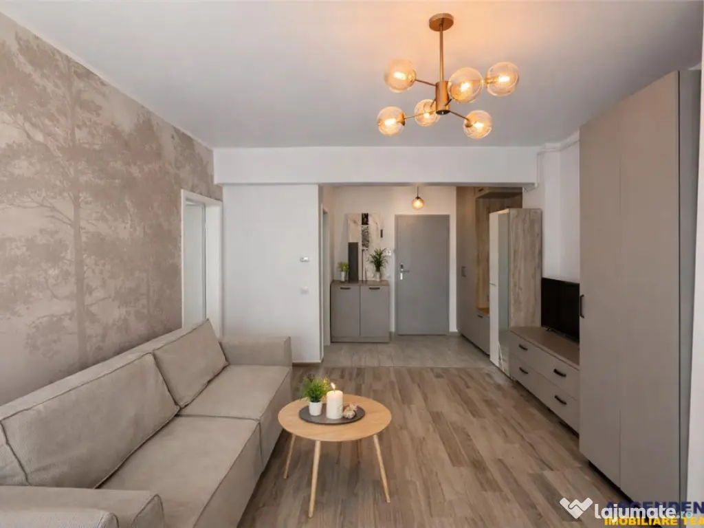 Rezidenta mobilata,utilata,tip studio,terasa, boxa,loc parca 