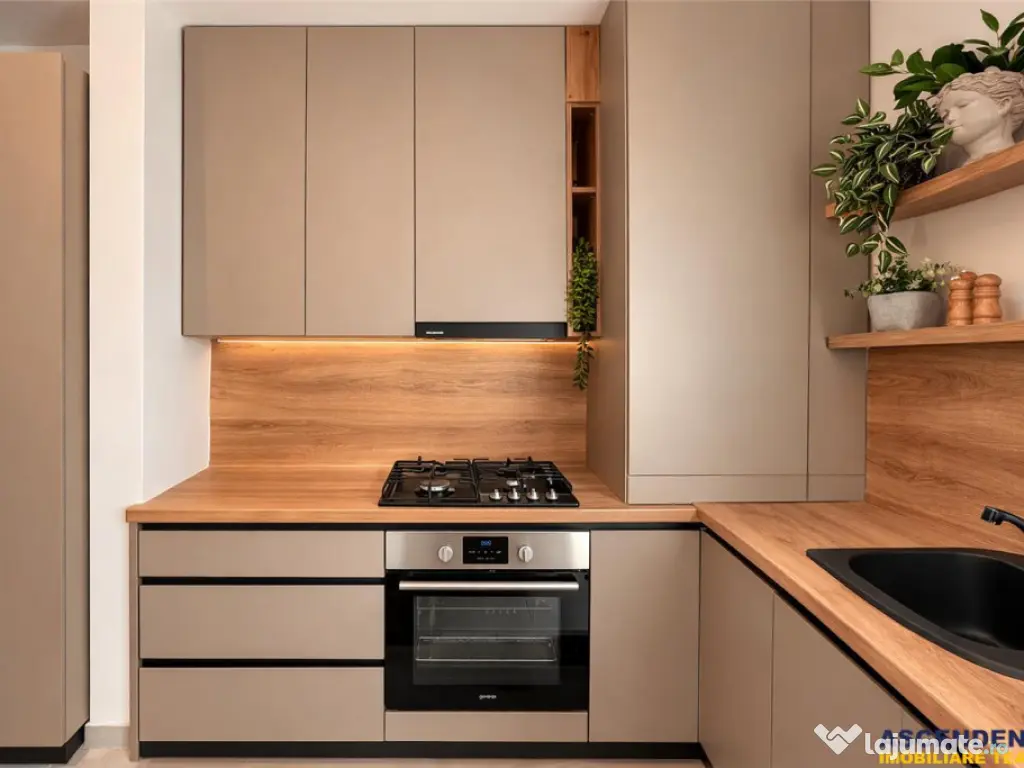 Rezidenta mobilata,utilata,tip studio,terasa, boxa,loc parca 