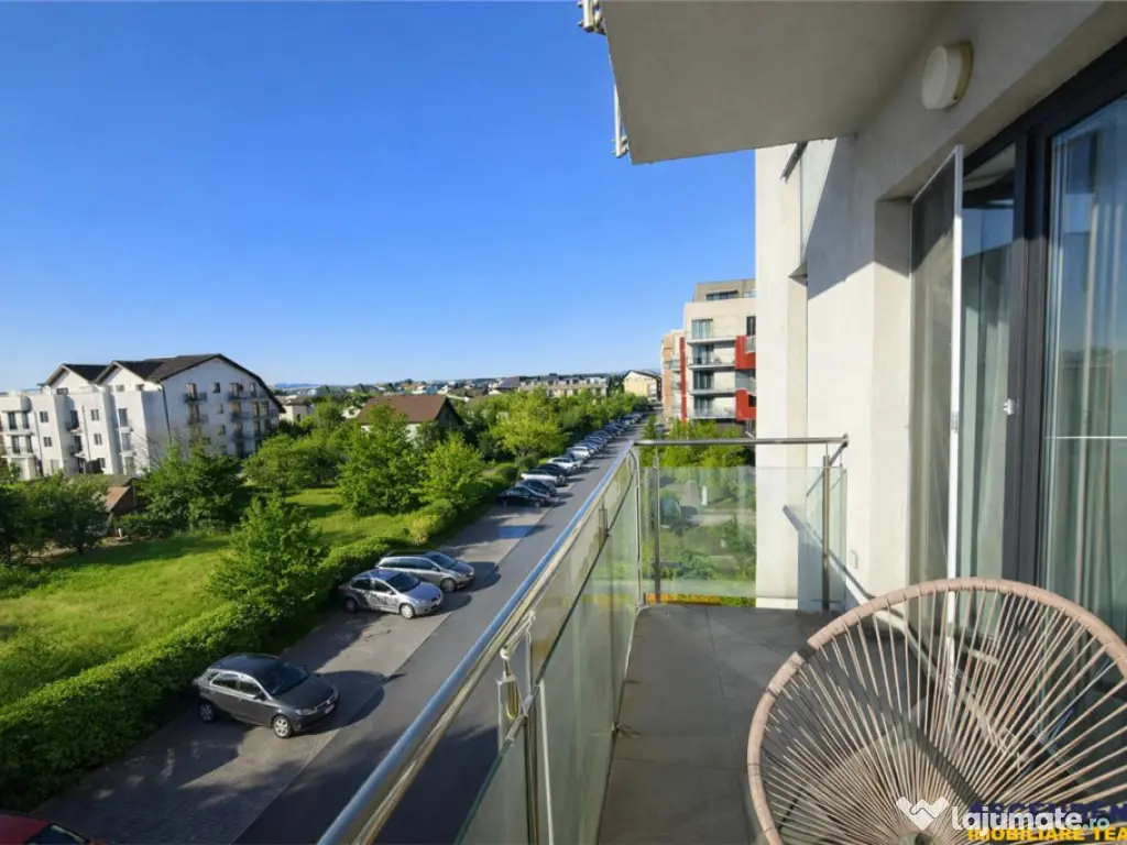 Rezidenta mobilata,utilata,tip studio,terasa, boxa,loc parca 