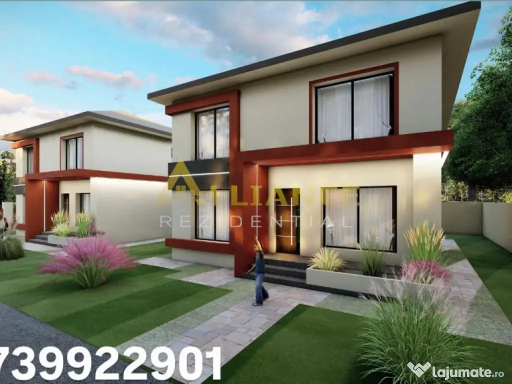 Casa Individuala - 4 camere - 3 bai - 300mp teren 