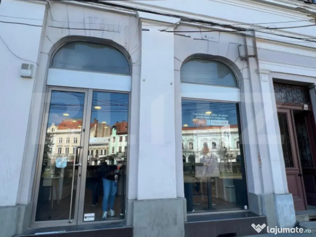 Spațiu comercial cu vitrină, 70 mp, Piața Mihai Viteazu 