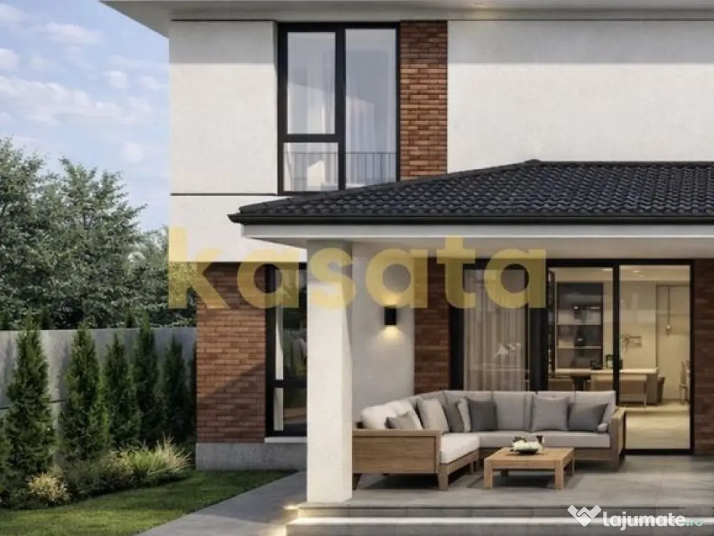 Vila 4 camere Bragadiru | Curte, zonă liniștită 