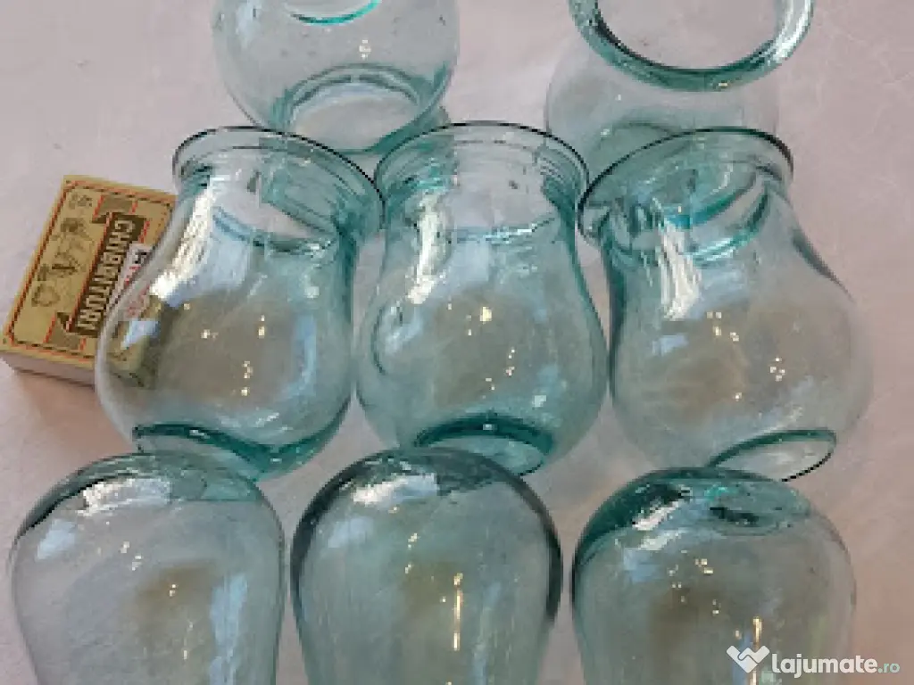 Set 8 Ventuze Medicinale Vintage + Cutie Protectie CADOU 