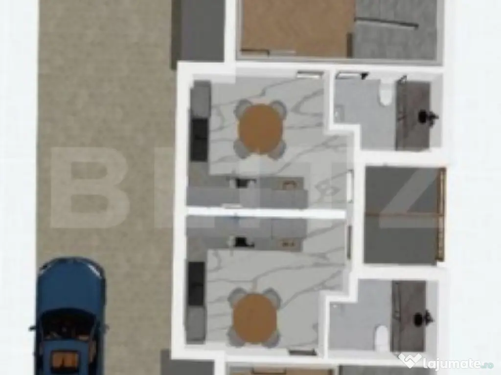 Duplex premium 220mp | Bucurestii Noi – 2 Cocoși | Curte 