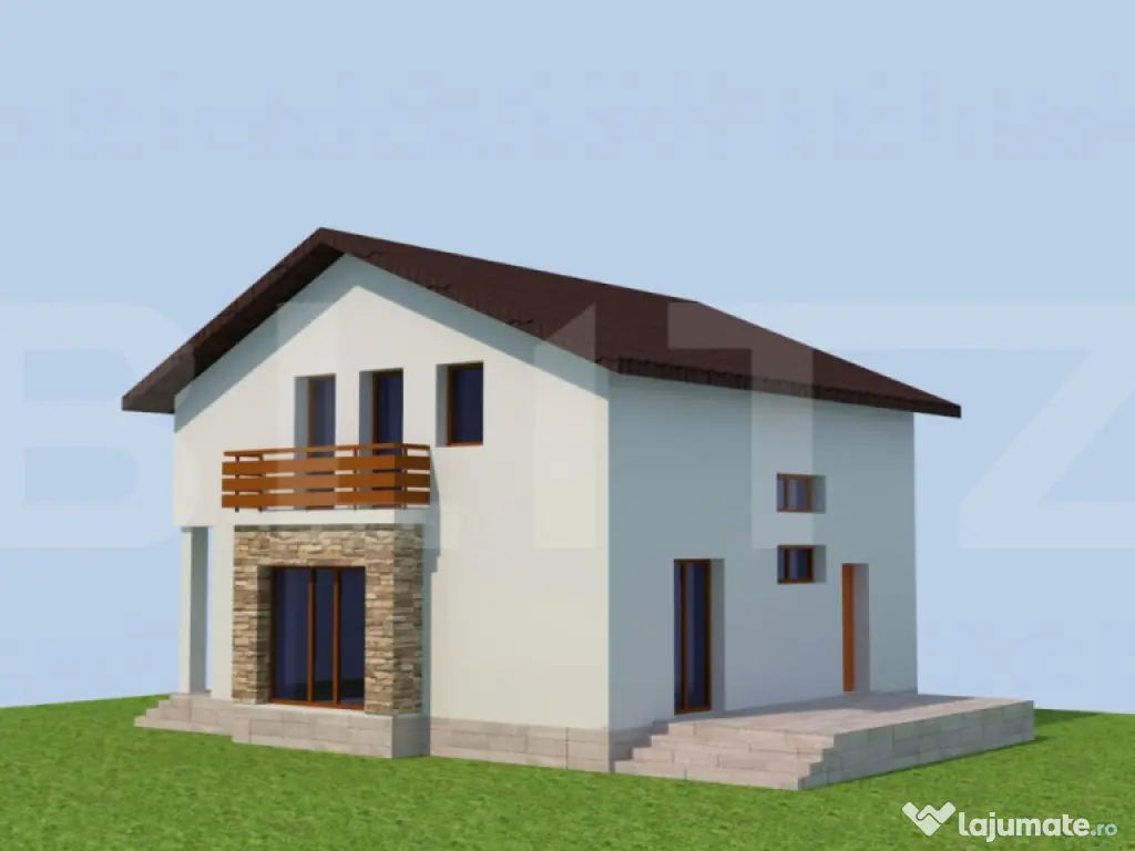 Casă S+P+1 120 mpu, teren 284 mp, Preajba-zona Damila