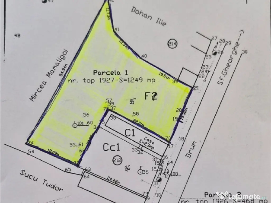 FILM! Teren intravilan pe 1.249 mp, Araci, Valcele, Covasna 