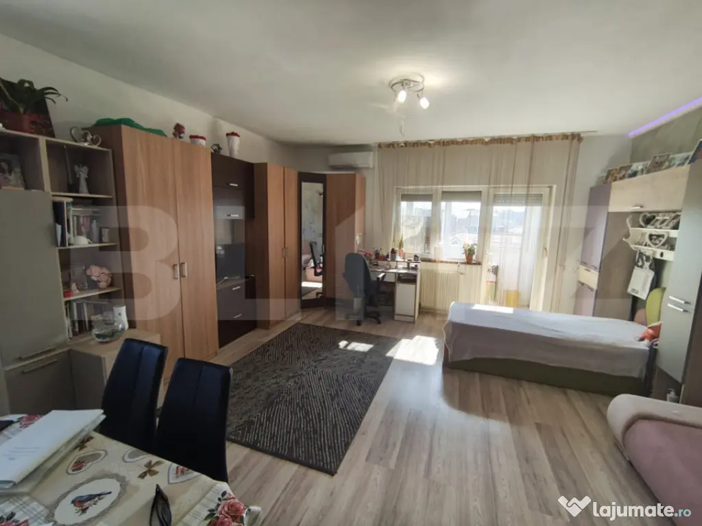 Apartament cu o camera in Samnartin, 38mp+balcon