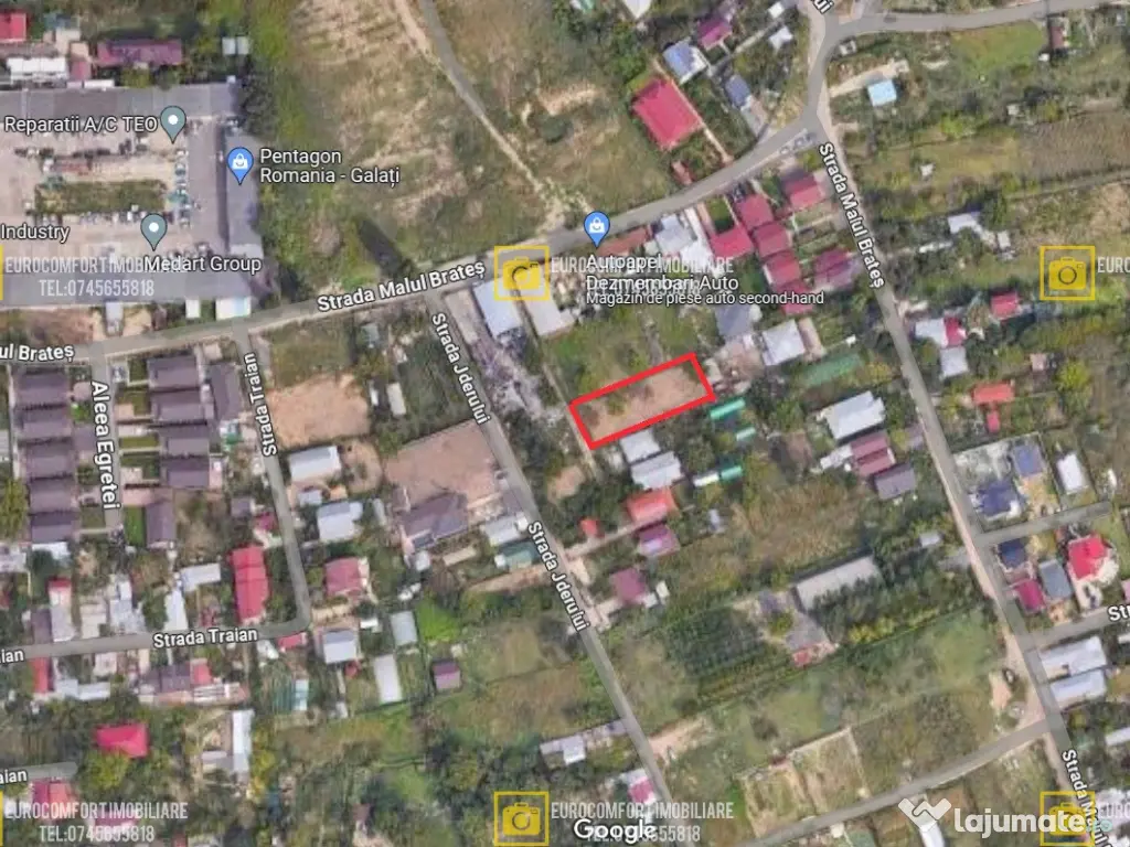 Vanzare teren 1000mp zona Bariera Traian 