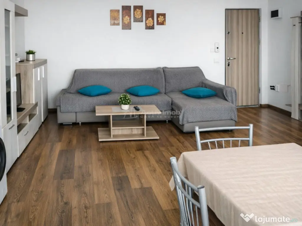 Apartament mobilat BLOC NOU, etaj intermediar, incalzire in 